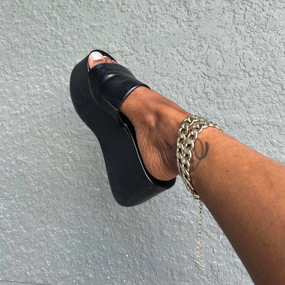 🖤Chunky Platform Mule sandals - Picture 1 of 8